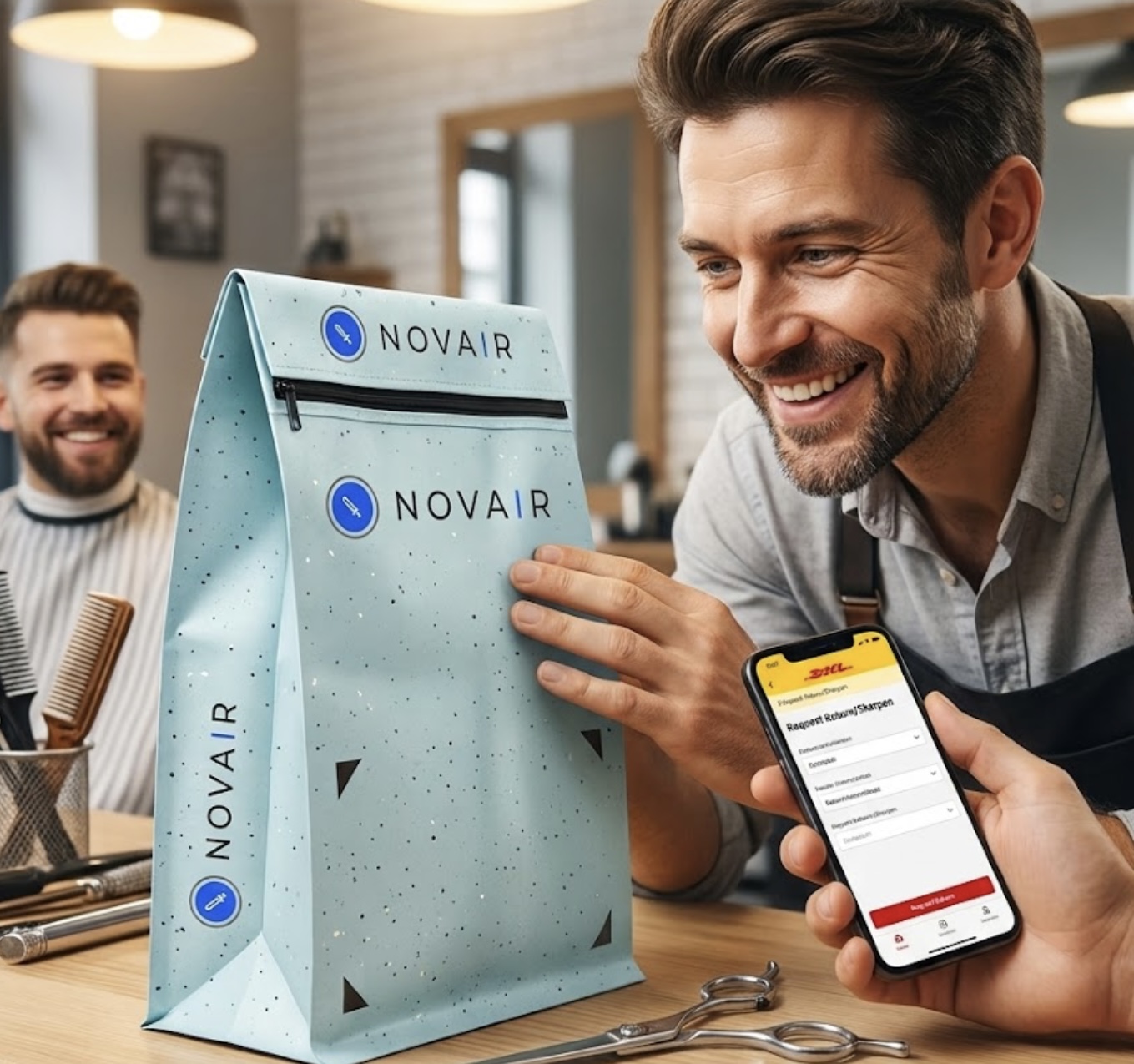 NOVAIR Spezial-Versandtasche für Null Ausfallzeit